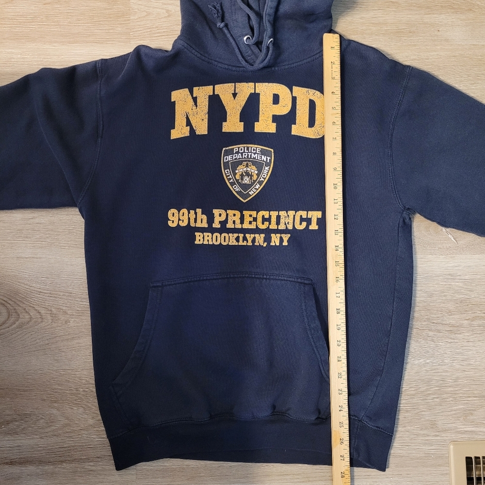 Brooklyn 99 TV Show Navy Blue Hoodie Men's Medium Unisex Styling - Picture 4 of 10